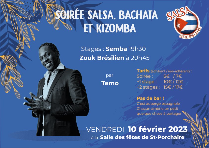 Soirée SBK - Stages Semba & Zouk brésilien