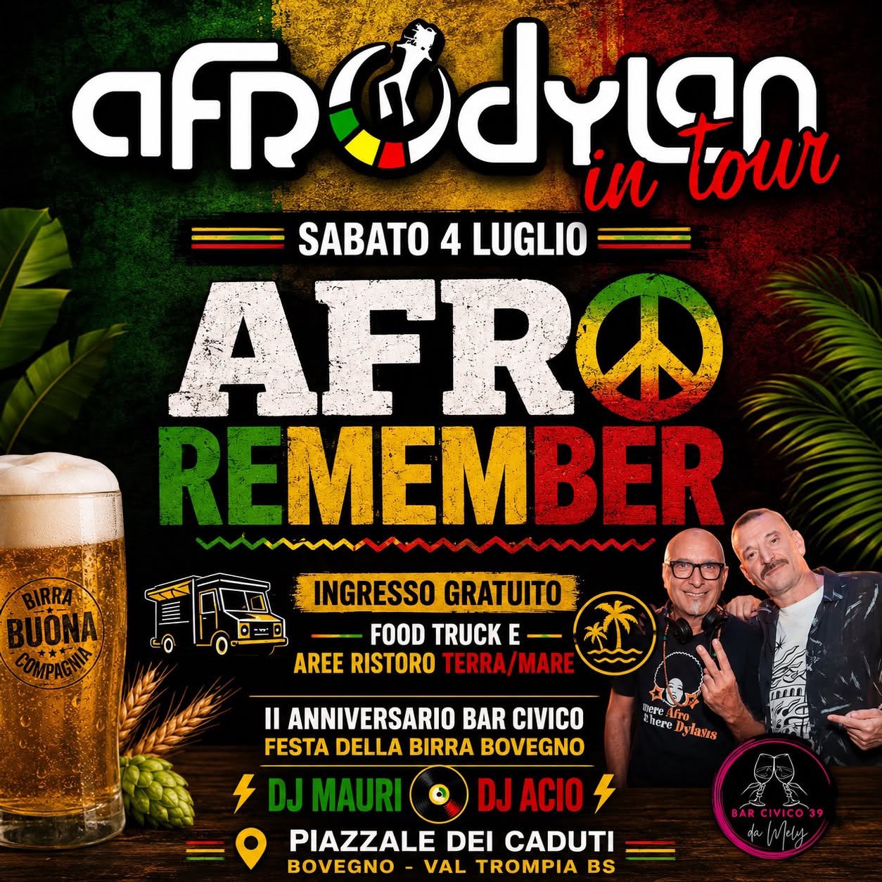 β
AFRO REMEMBER β
BOVEGNO VAL TROMPIA