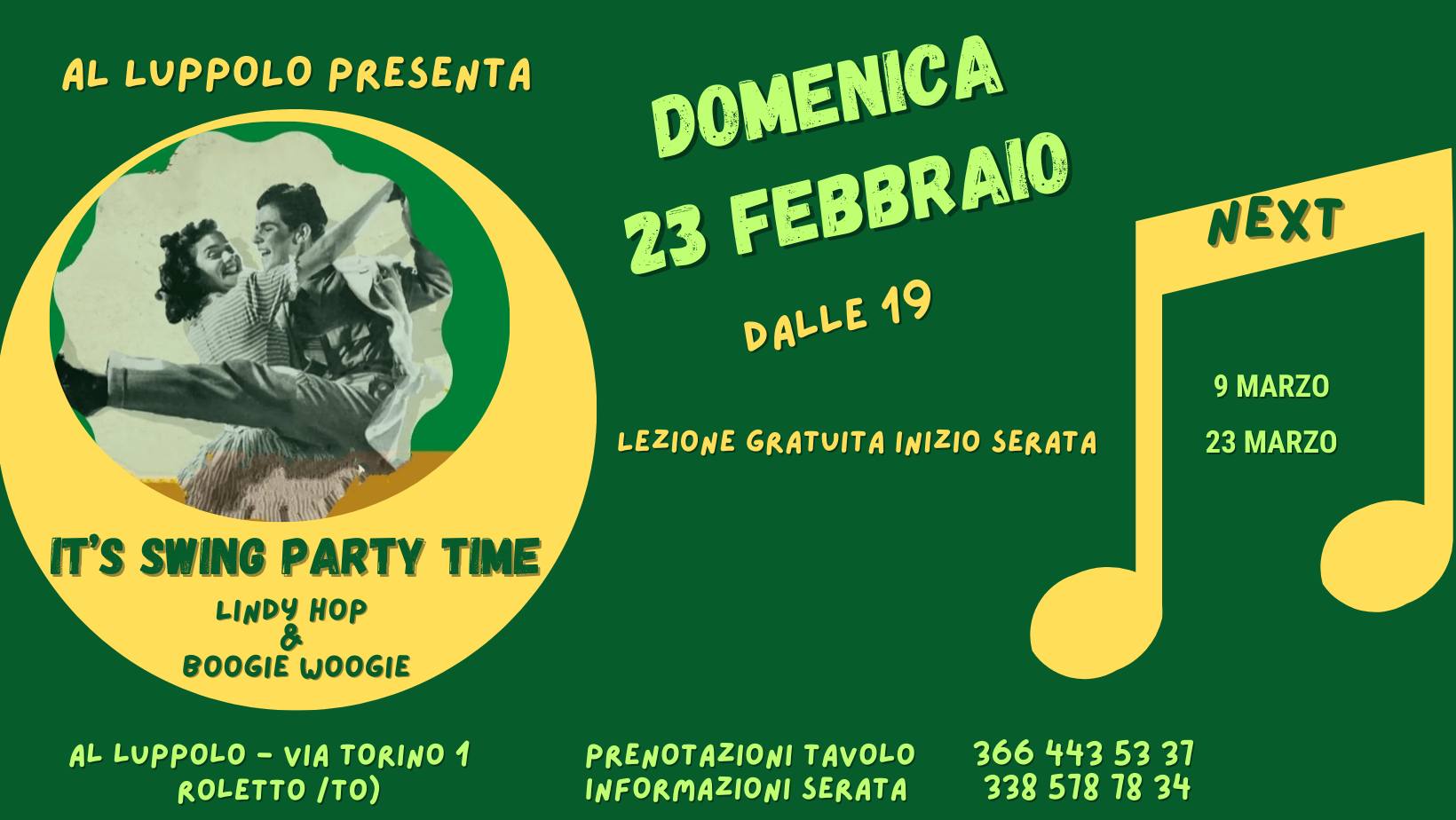 It's Swing Party Time - Lindy Hop & Boogie Woogie