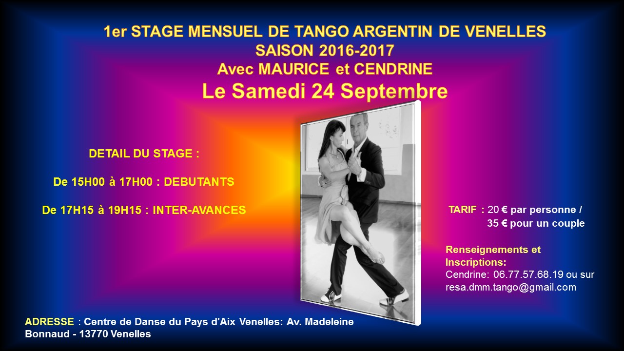 STAGE TANGO Argentin