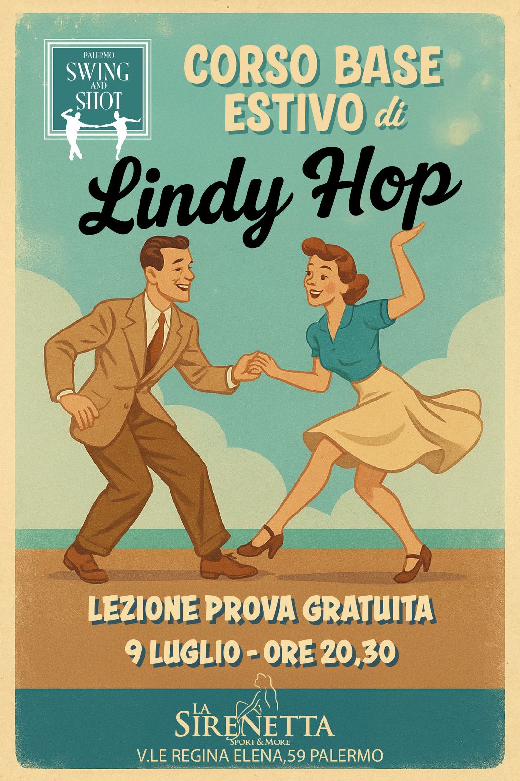 PRIMI PASSI DI LINDY HOP (solo per il mese di luglio)