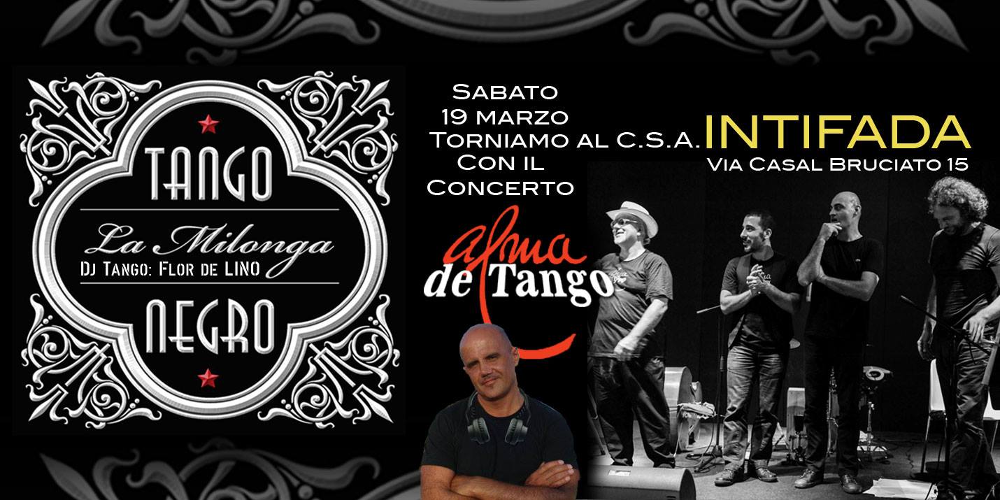 TANGO ★ NEGRO NIGHT all'INTIFADA con Carlos Estigarribia, Alma de Tango y Flor de Lino dj