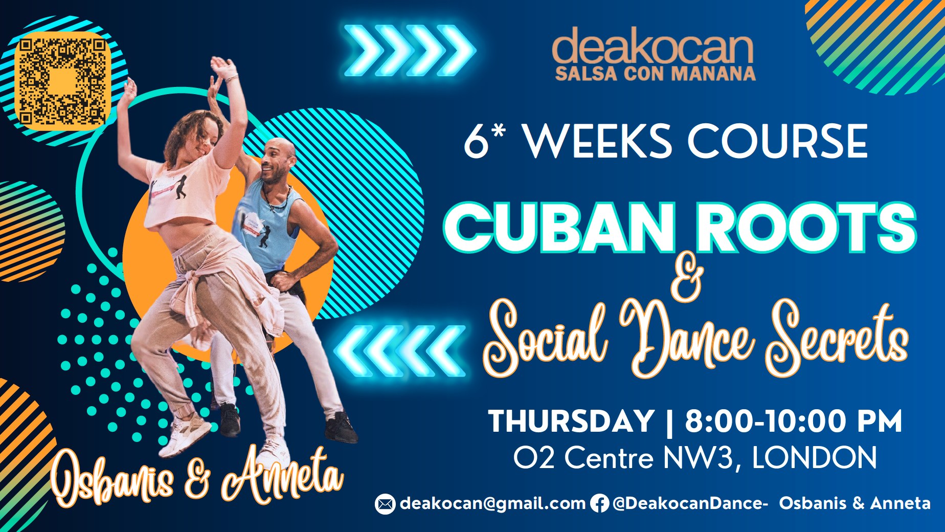 Cuban Roots & Social Dance Secrets NEW 6* weeks course!π¨πΊπΆ