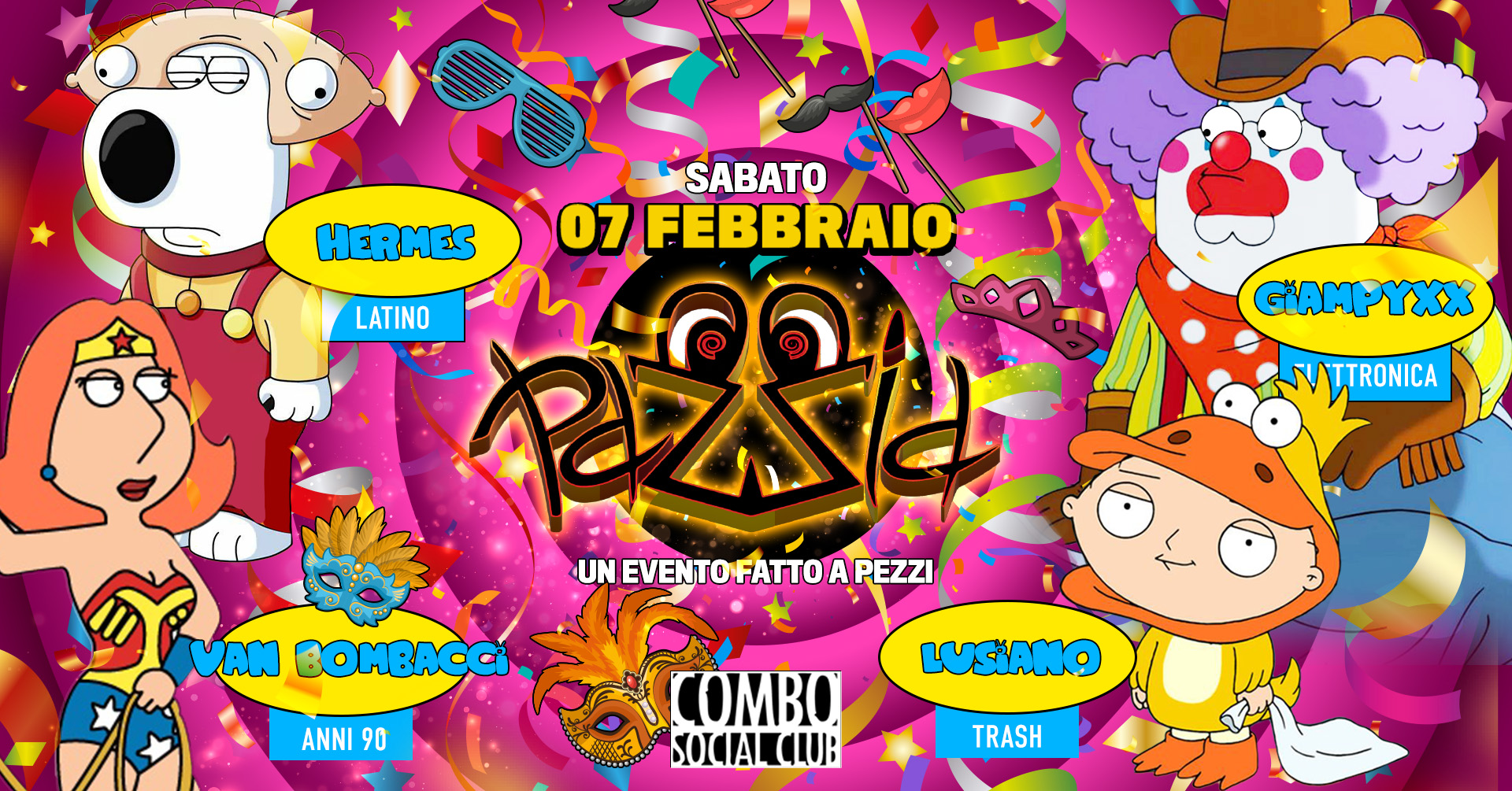 PAZ-ZiA: un evento fatto a pezzi β COMBO
