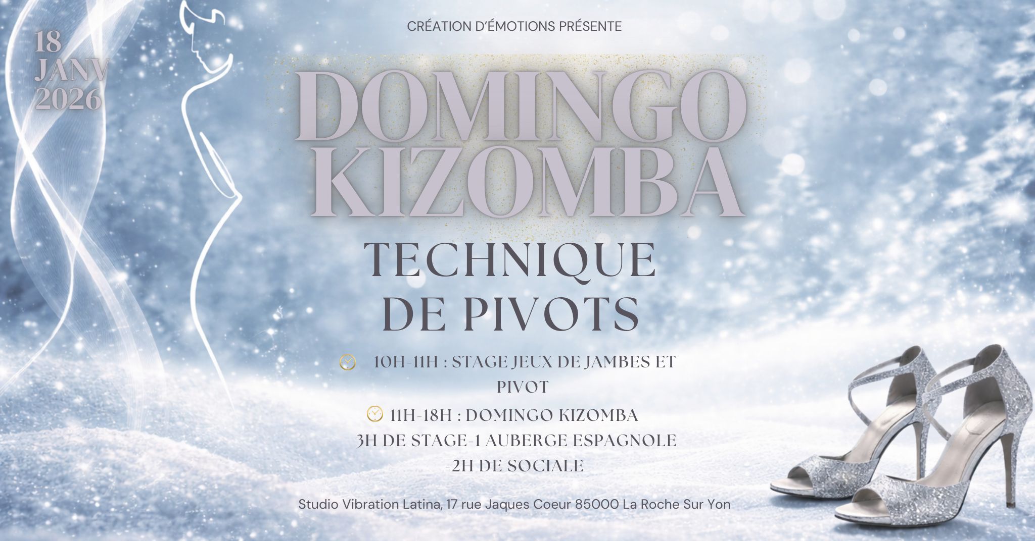 Domingo Kizomba " Technique de pivots "