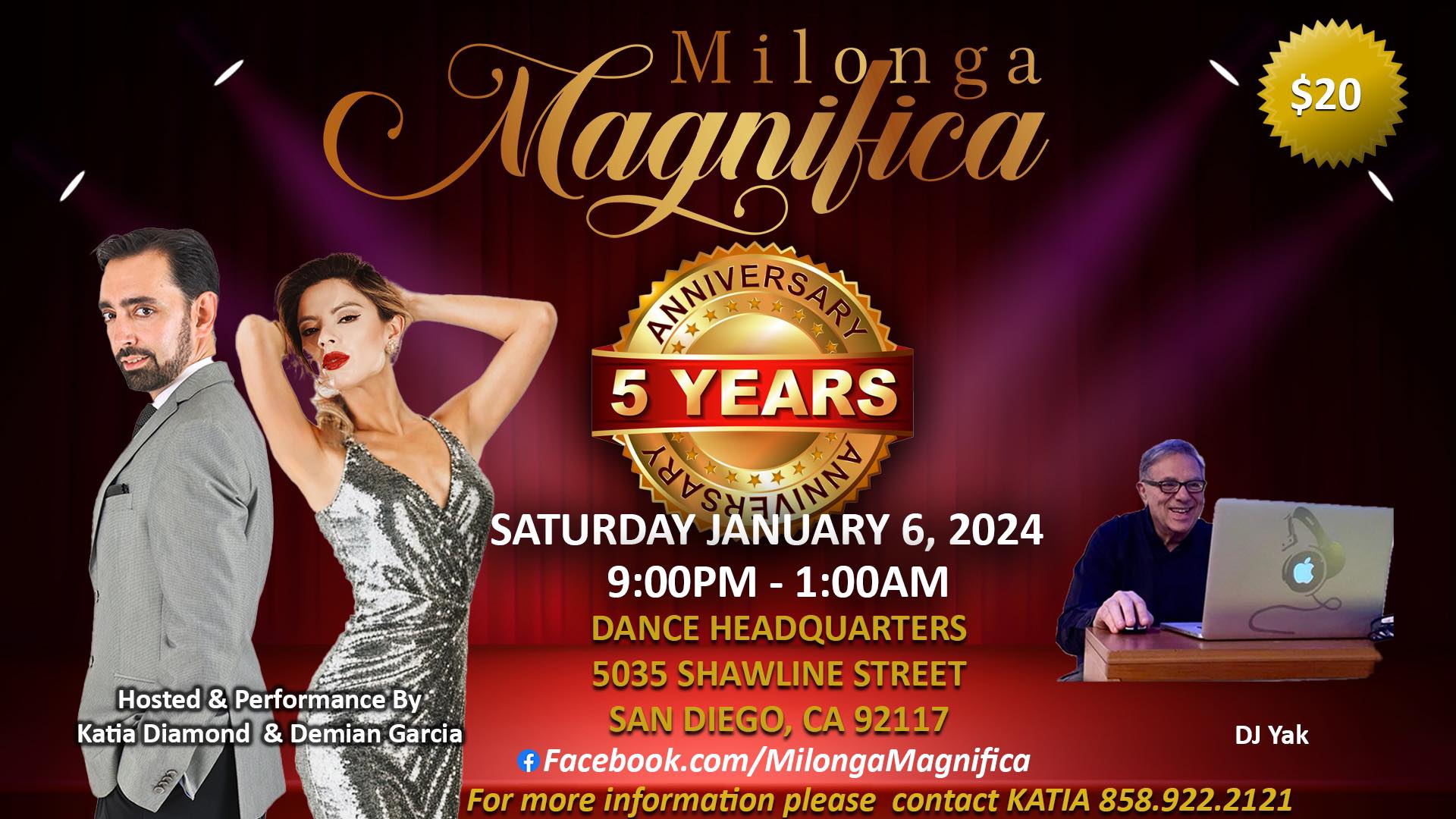5TH YEAR ANNIVERSARY MILONGA MAGNIFICA