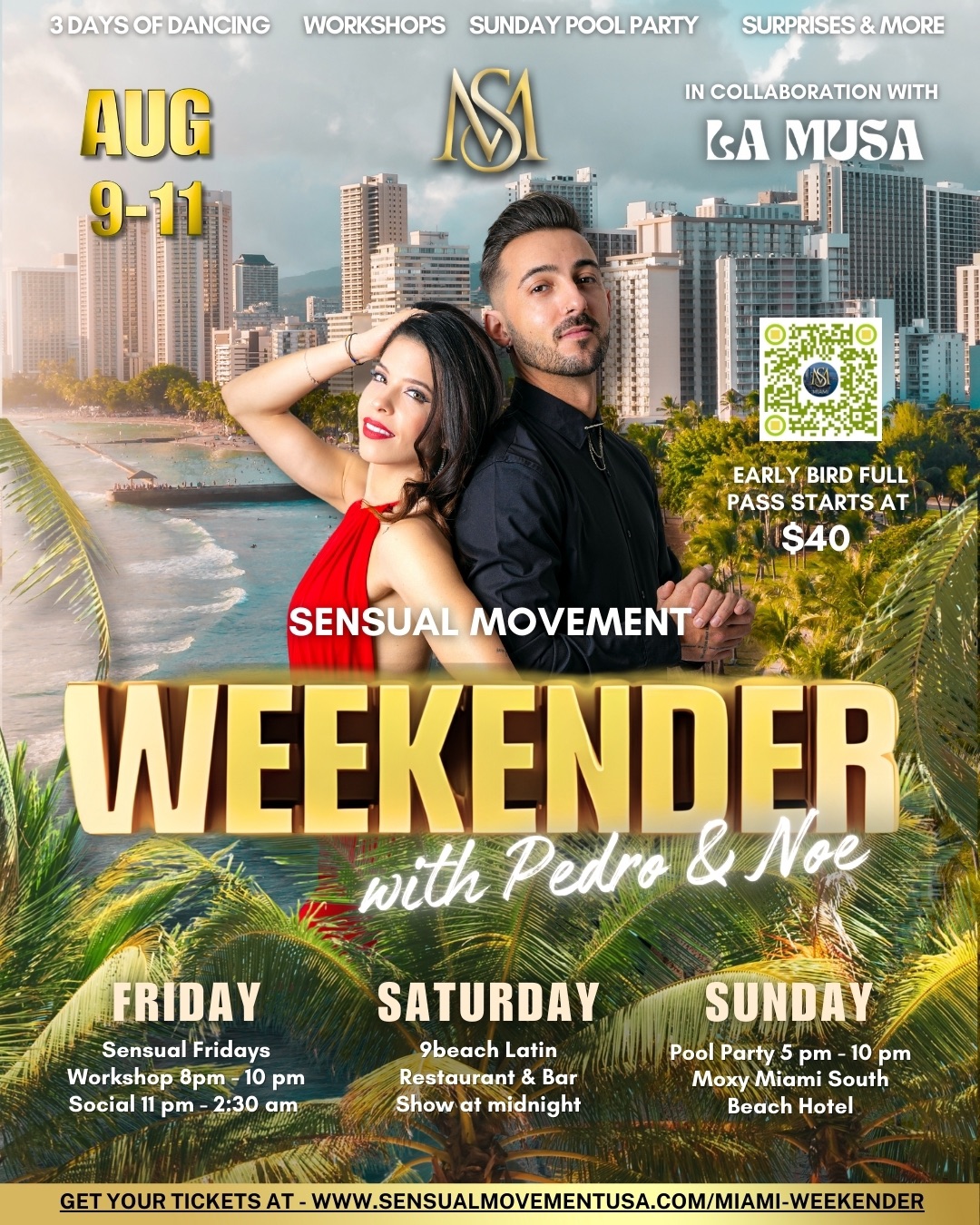 Sensual Bachata Weekender with Pedro and Noe