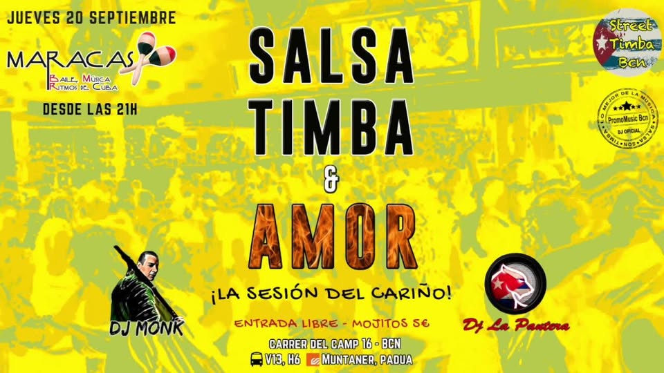 Salsa, Timba & Amor - 20Sep
