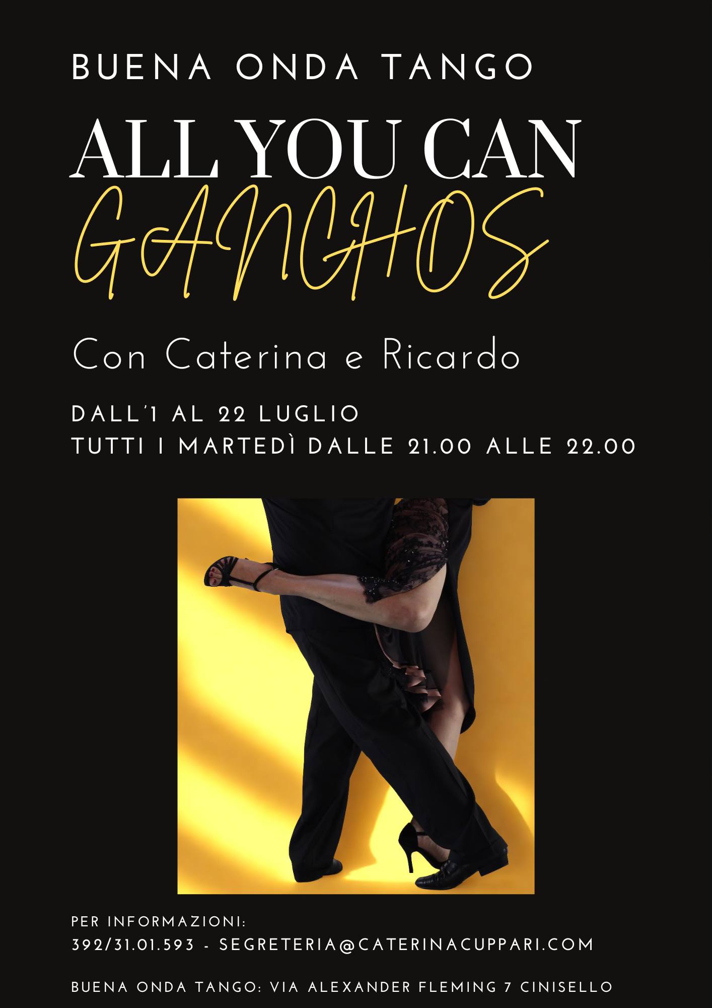 All You Can Ganchos! 4 lezioni di Ganchos!