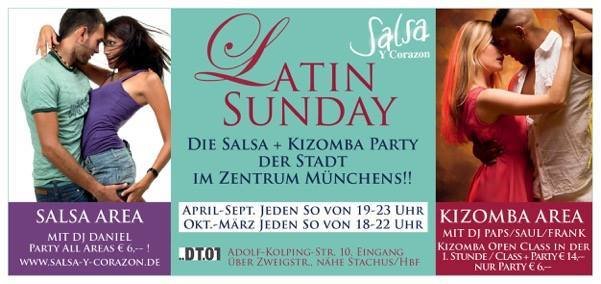 Latin Sunday - Salsa, Bachata und extra Kizomba Area