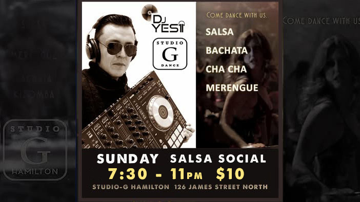 SUNDAY Salsa Bachata Social feat DJ YESII