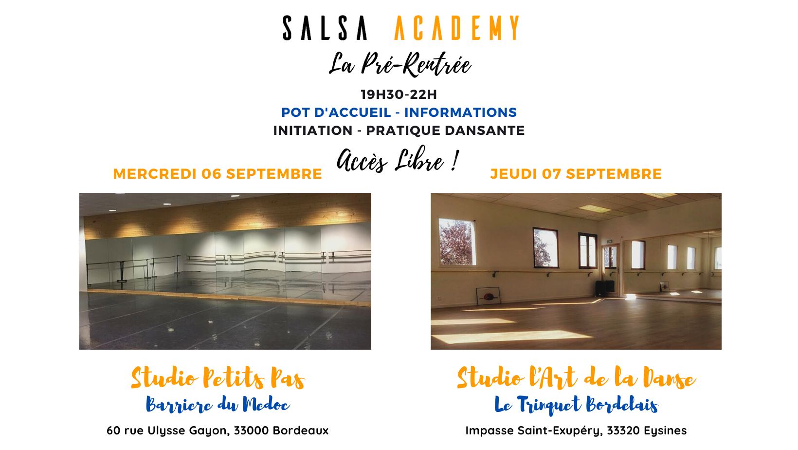 Salsa Academy fait sa Pré-Rentrée !