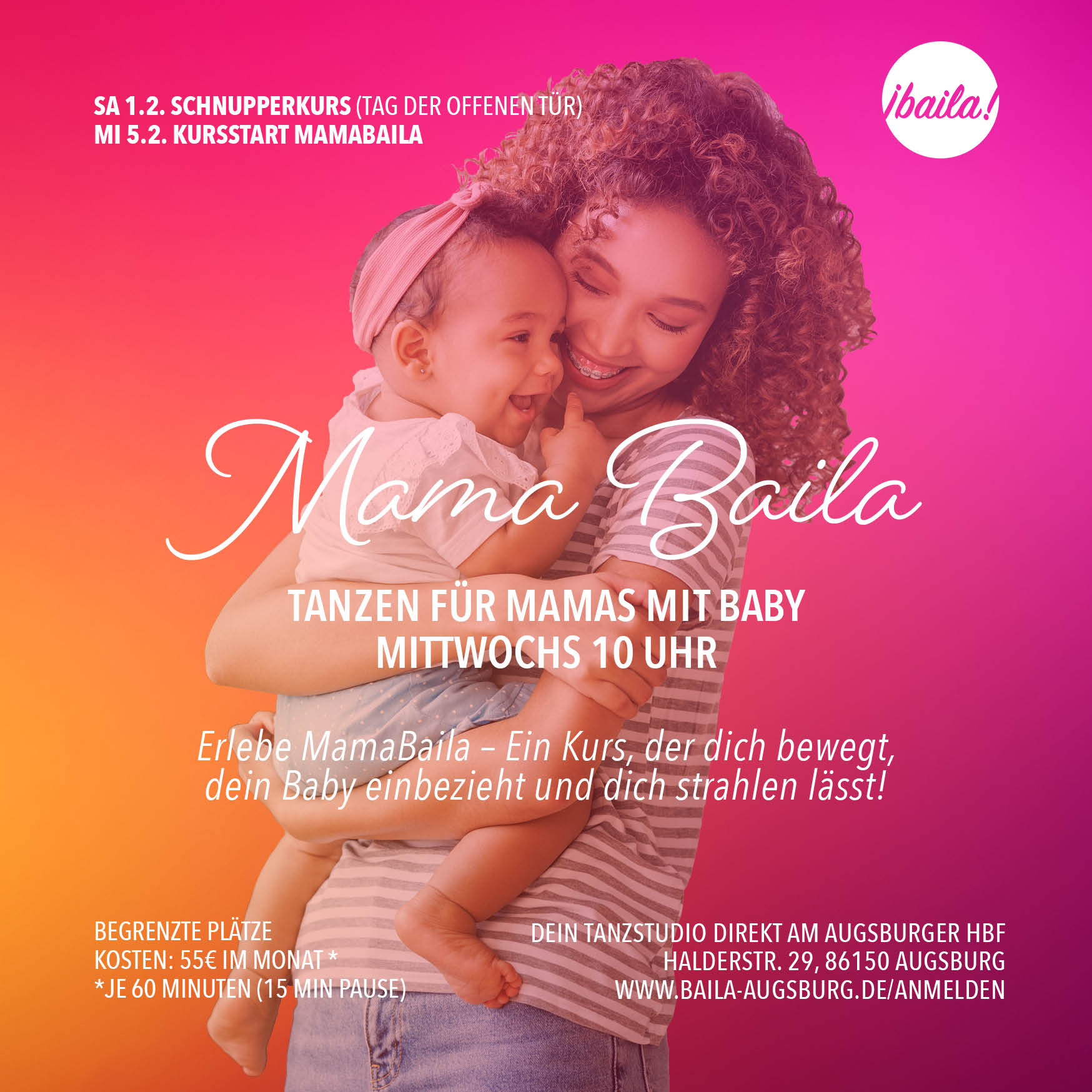 MamaBaila • Tanzen für Mamas mit Baby (Kursstart)