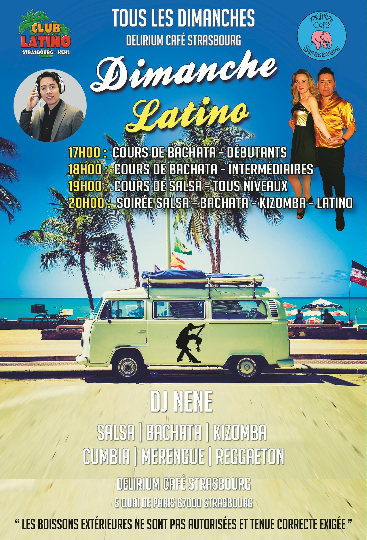 🔥 DIMANCHE LATINO 🔥 Delirium Café