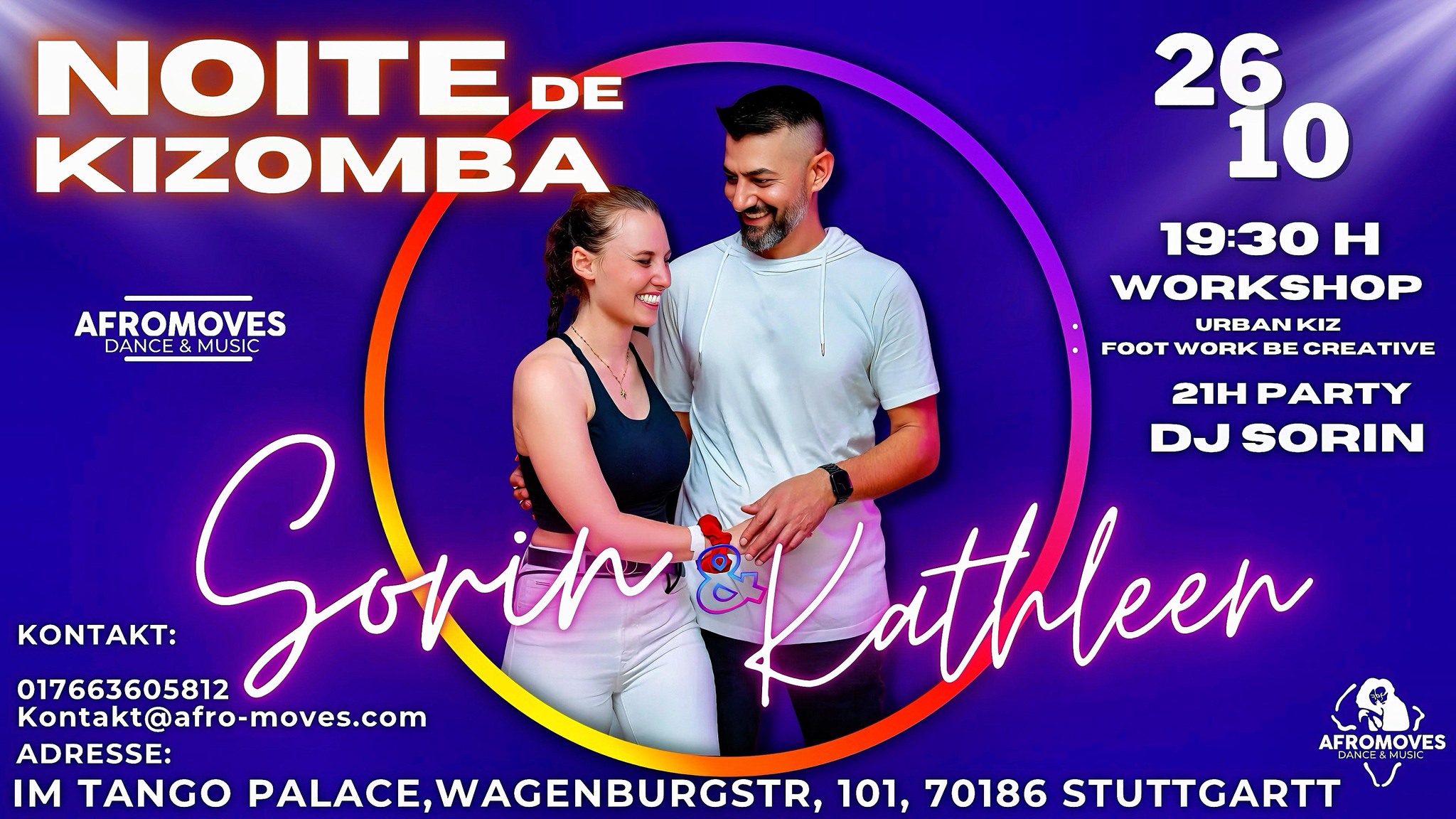 NOITE de KIZOMBA - WS & Party - Oktober-Edition