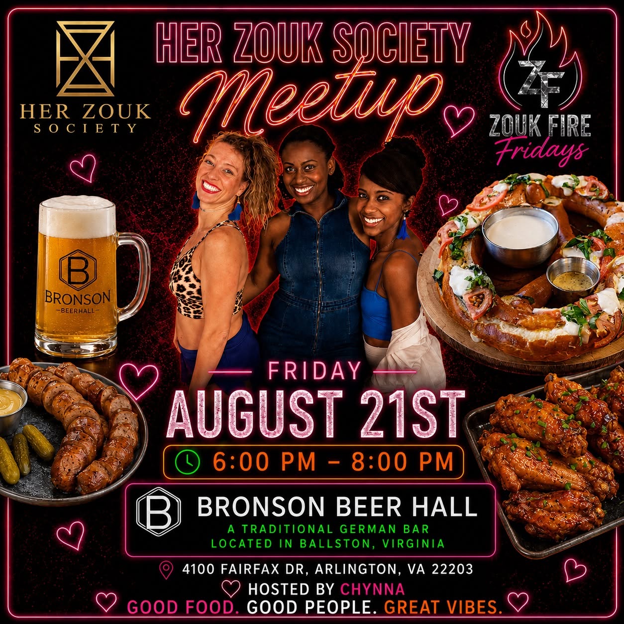 🔥 Fire Fridays Pre-Game with Her Zouk Society! 🍹✨