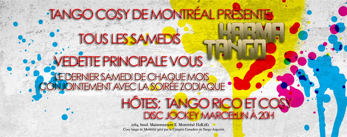 Cosy les Samedis Soirée Karma avec Zodiaque à 20h