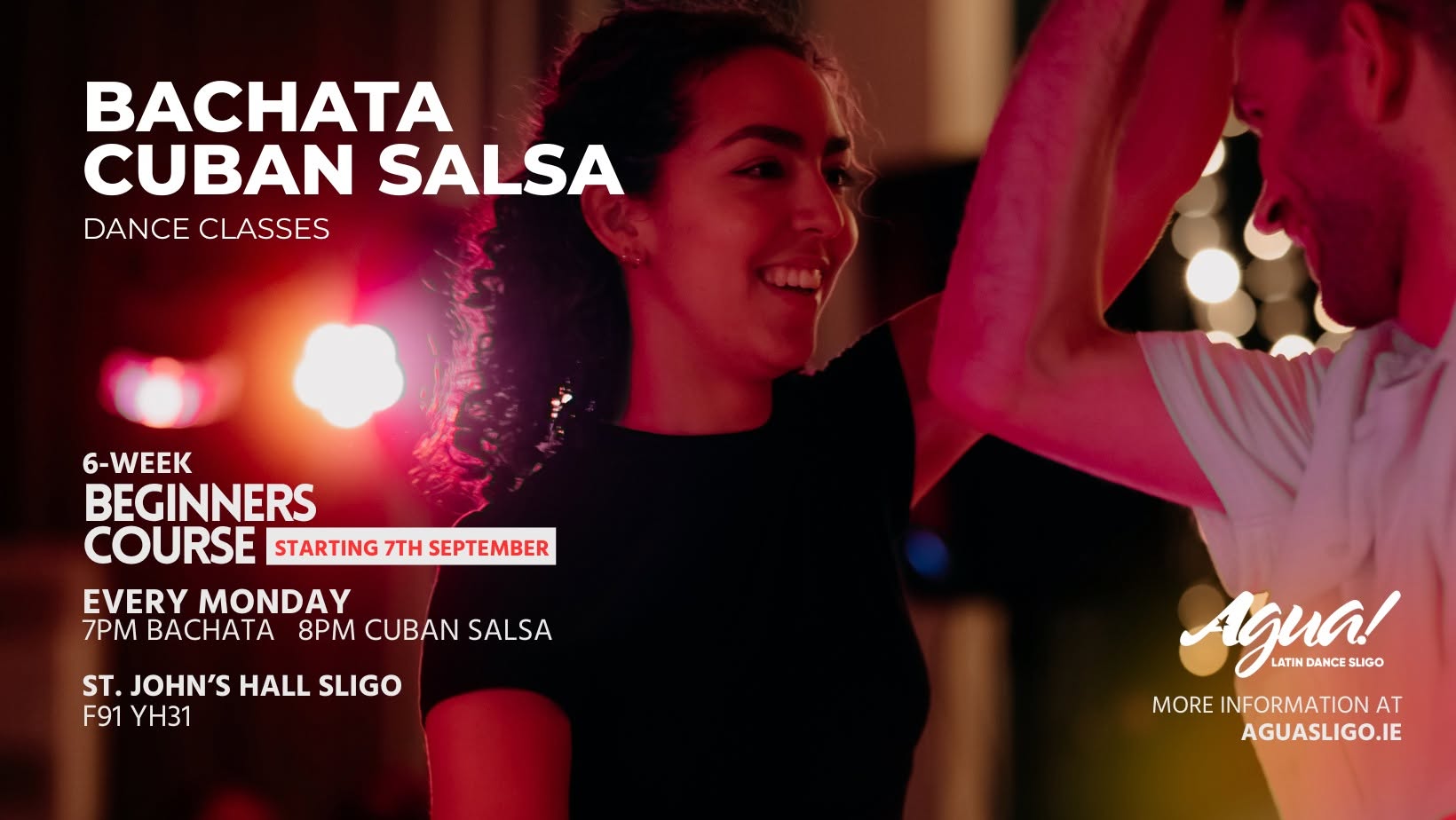 BACHATA & CUBAN SALSA Dance Classes NEW 6-Week Beginners Course