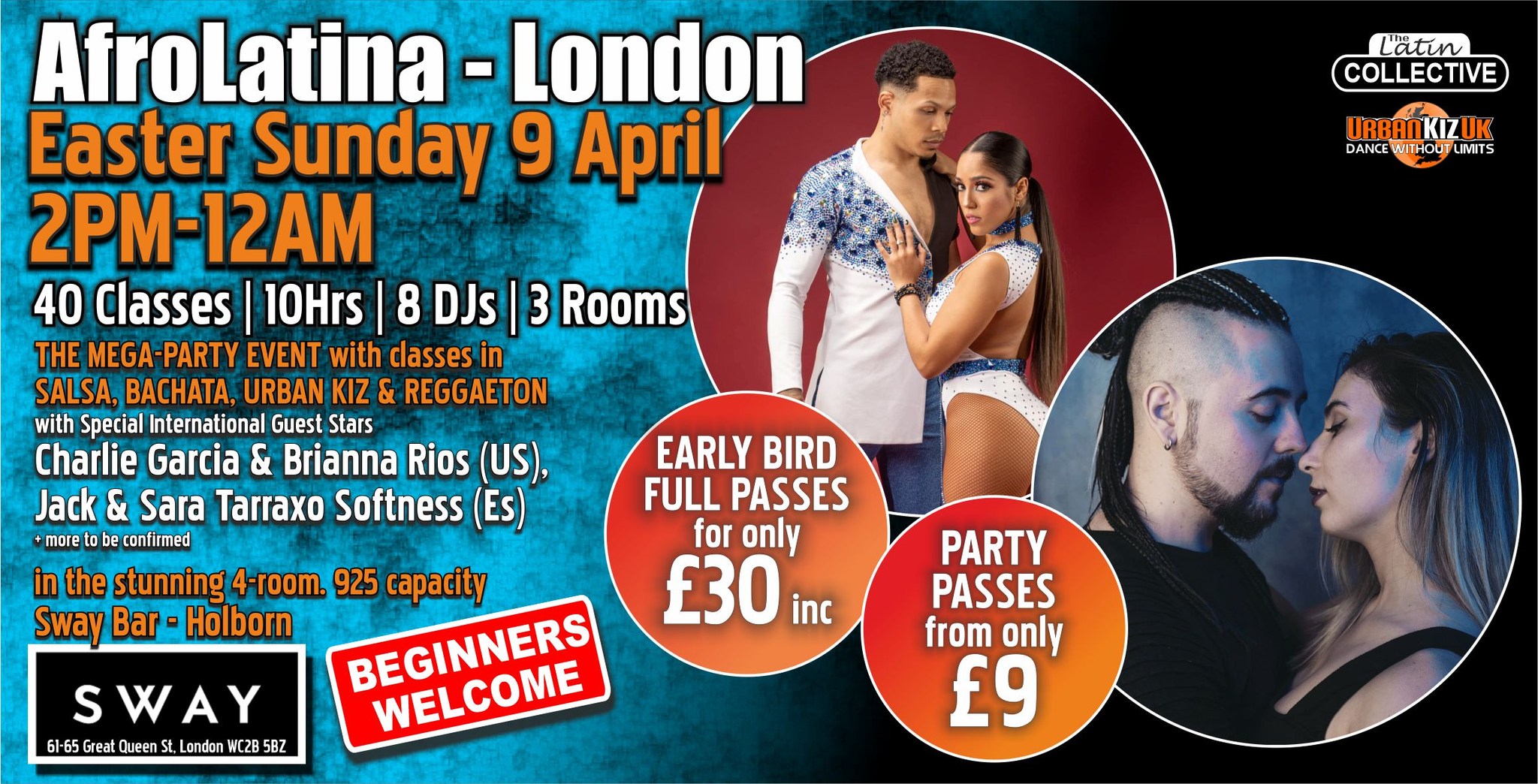 AfroLatina - London - EASTER BANK HOLIDAY ALLDAYER FT. INTERNATIONAL GUESTS