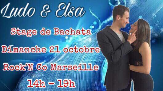 Marseille : Stage Bachata Ludo & Elsa, dimanche 21 octobre