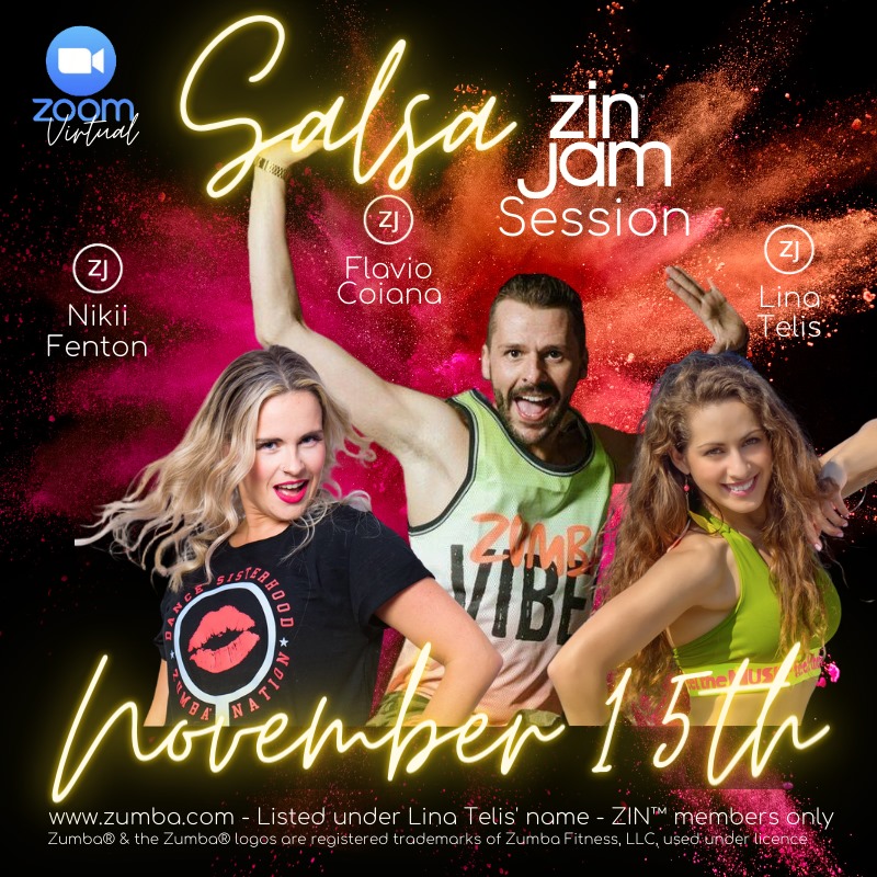 Virtual - Salsa ZIN Jam Session with ZJ Lina, Nikii & Flavio