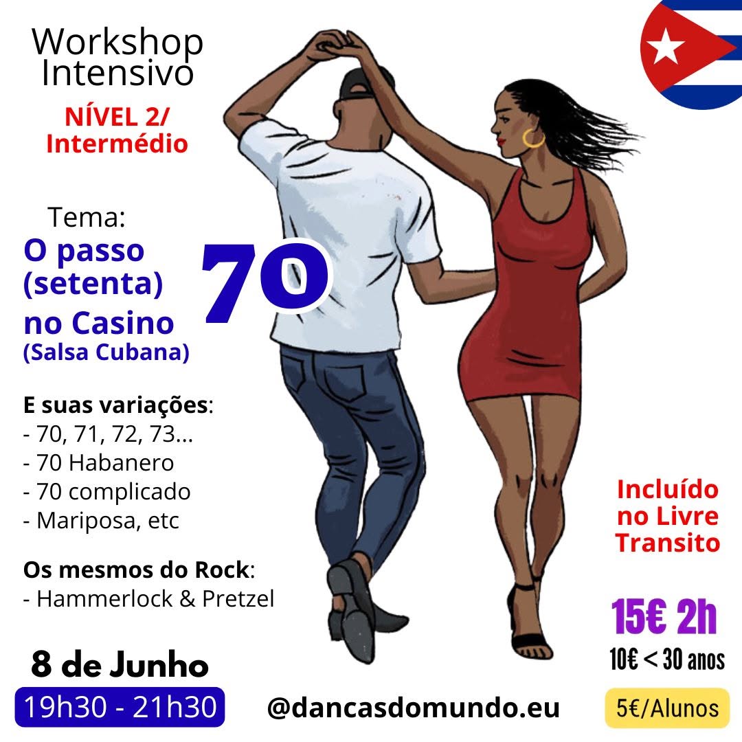 Workshop Intensivo: O "70" na Salsa e suas variações