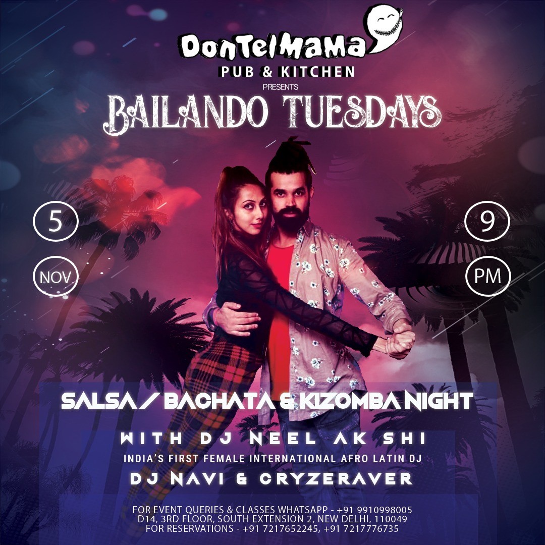 Bailando Tuesdays- Salsa bachata Kizomba