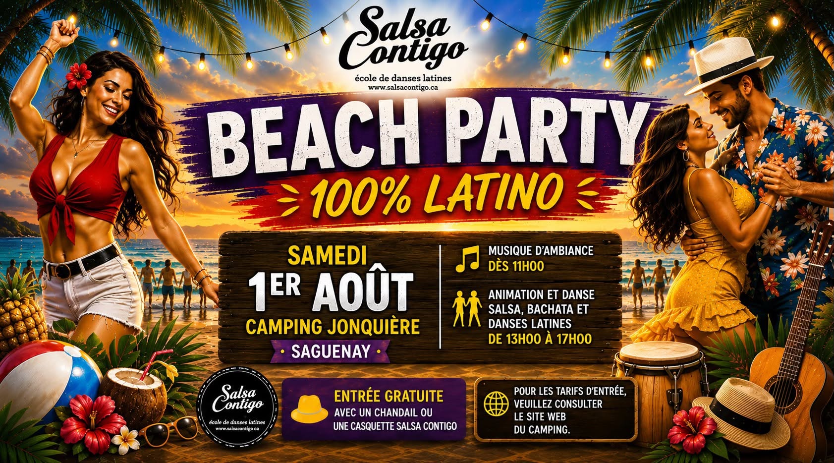 ☀️ BEACH PARTY 100 % LATINO ☀️