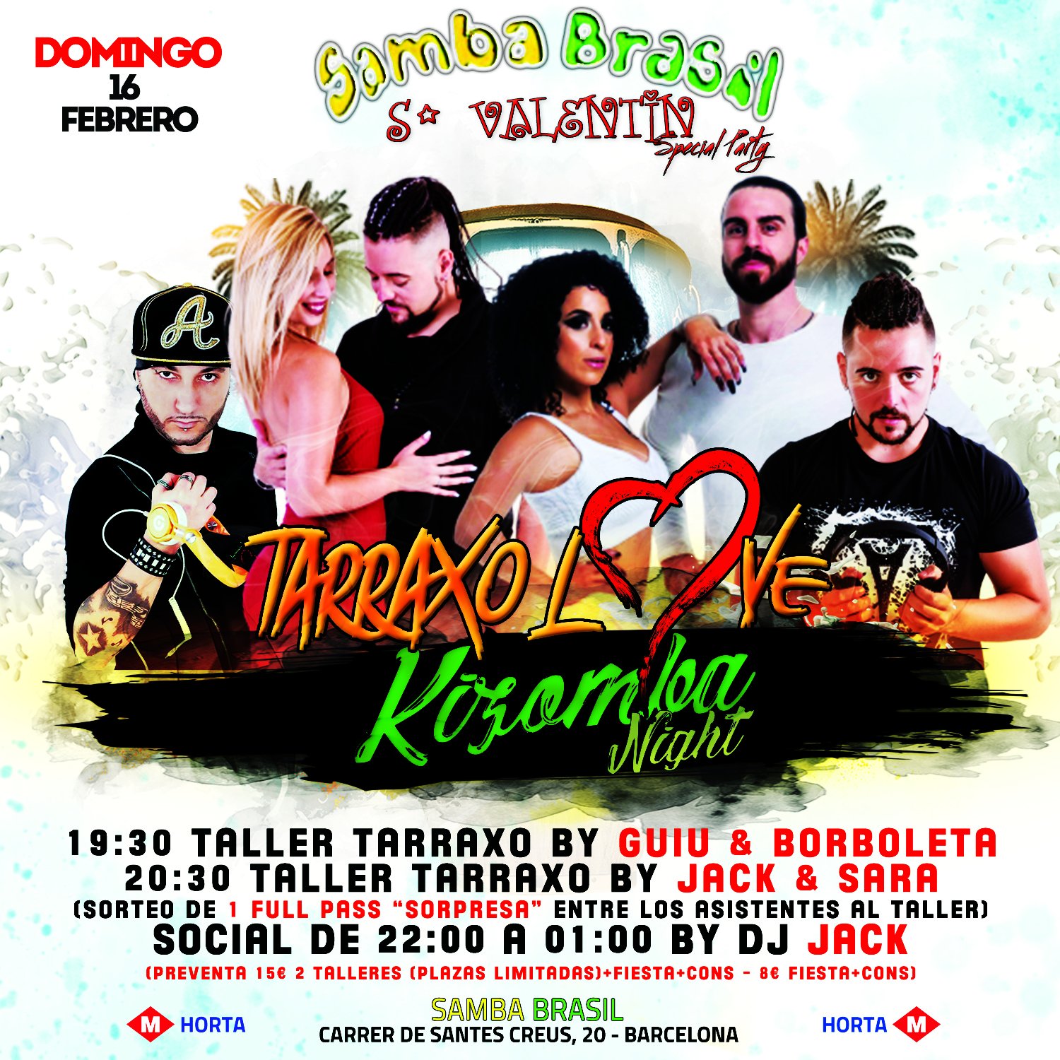 Sunday 16 February - Special Party Saint Valentin Barcelona 2020