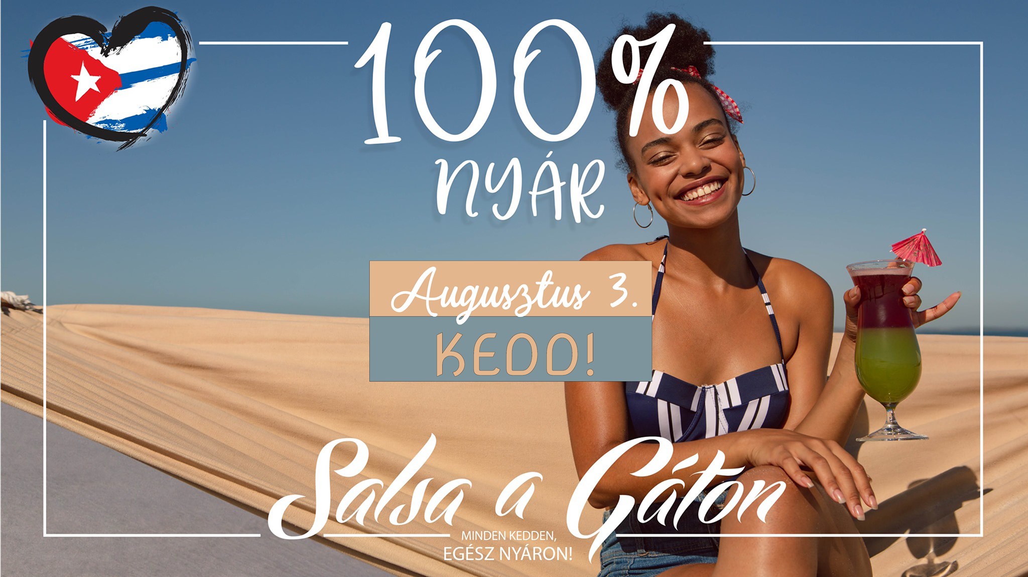 Salsa a Gáton - minden kedden, egész nyáron - 100% nyár!