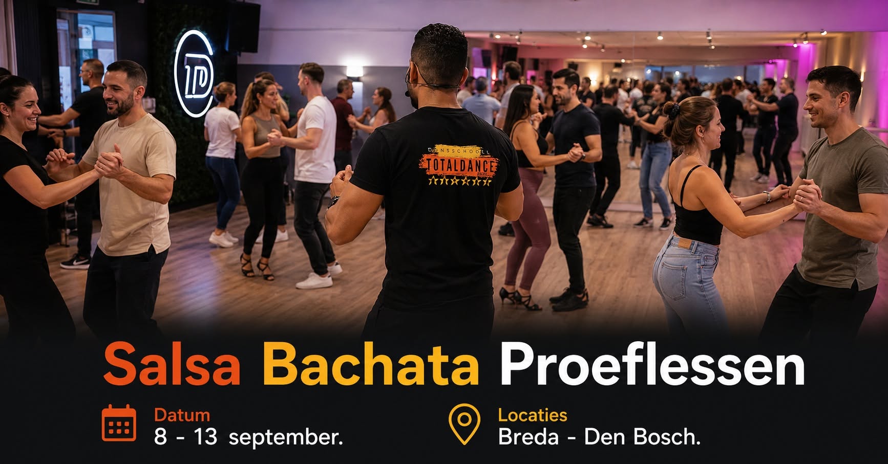 Open Dagen - Proeflessen Salsa Bachata 8-13 Sep
