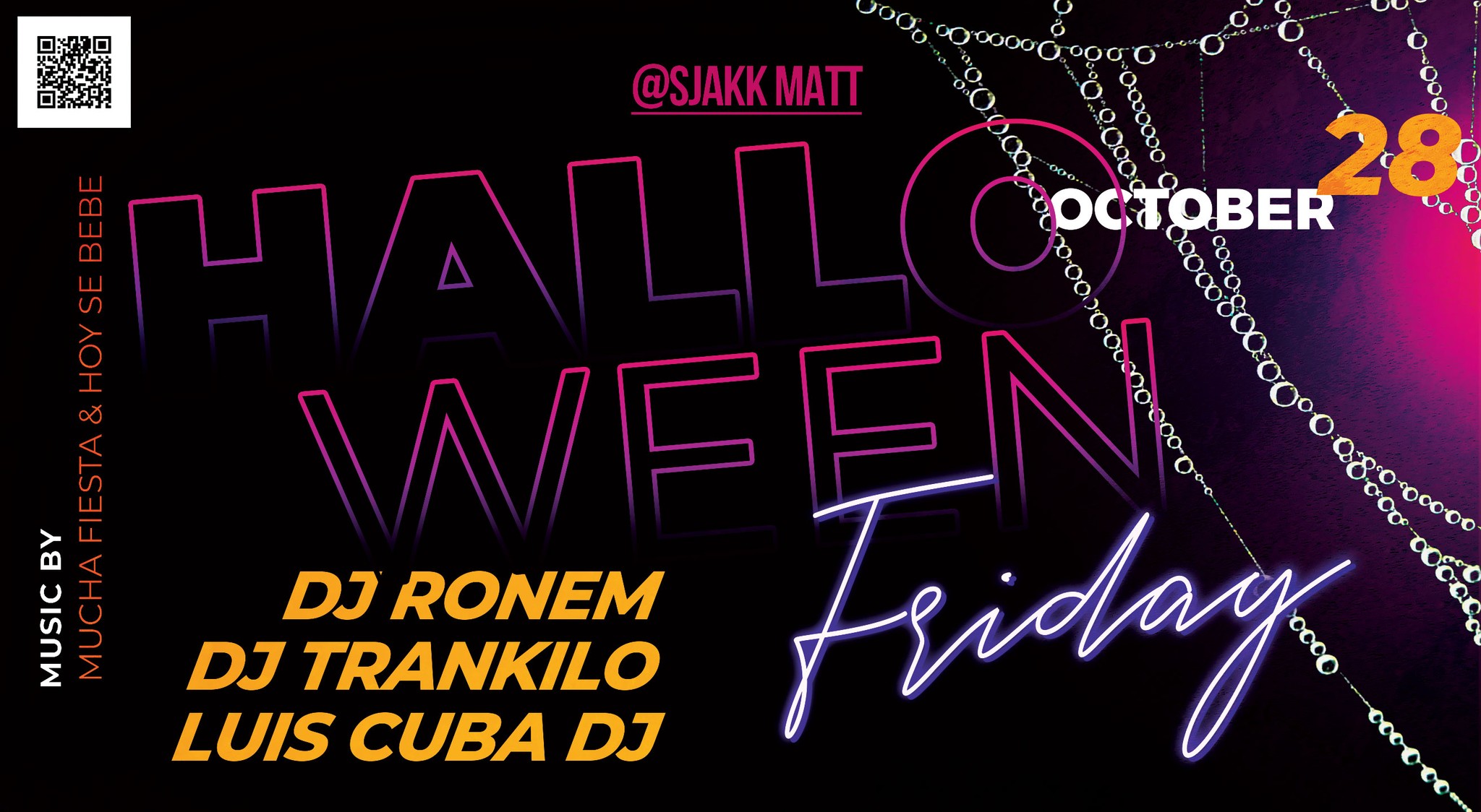 Halloween Latin Party YTЯAꟼ ͶITA⅃ ͶƎƎWO⅃⅃AH