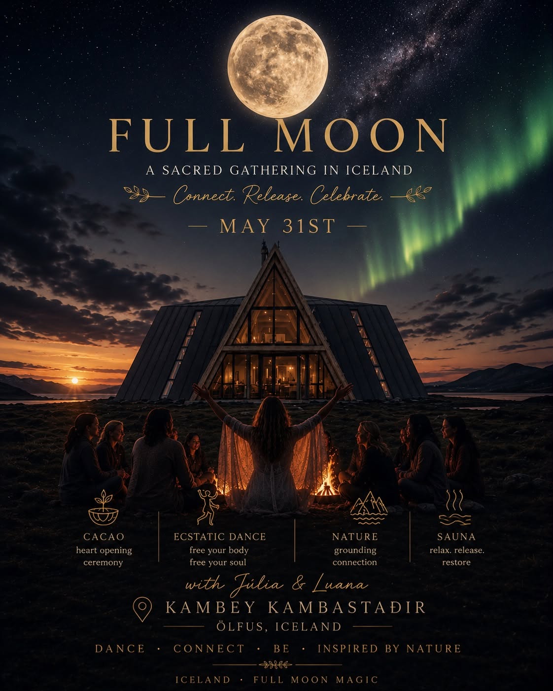Full Moon Ecstatic Cacao Dance đ w JĂșlĂa & Luana