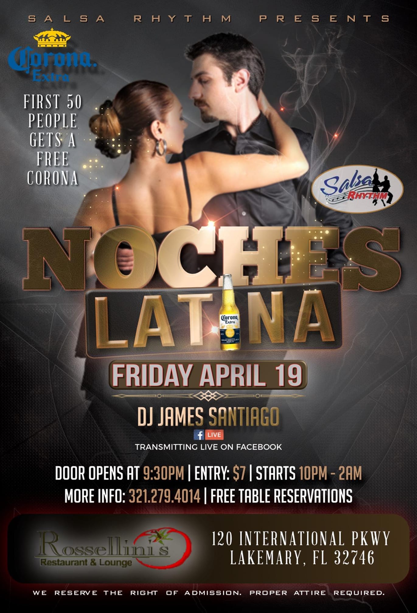 Salsa Rhythm's Friday Noche Latina