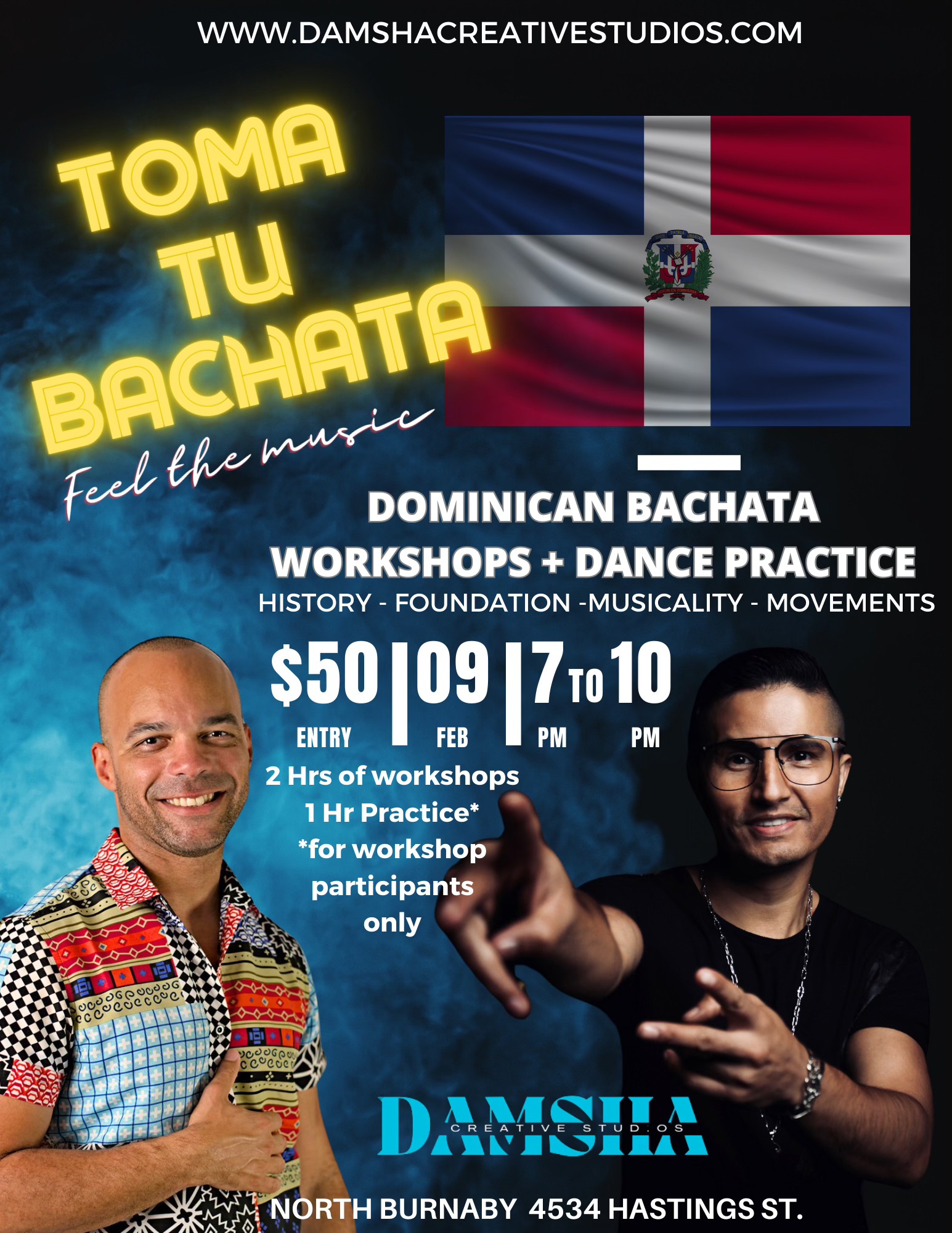 TOMA TU BACHATA - Dominican Bachata Workshops + Practice