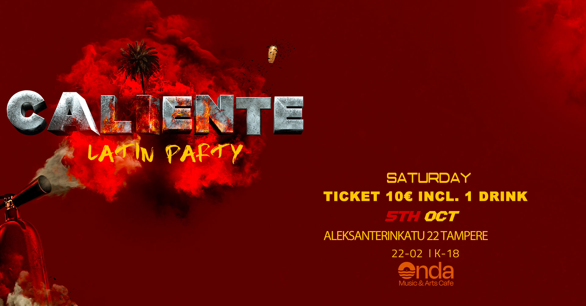 Caliente Latin Party (Onda Music Cafe) Tampere
