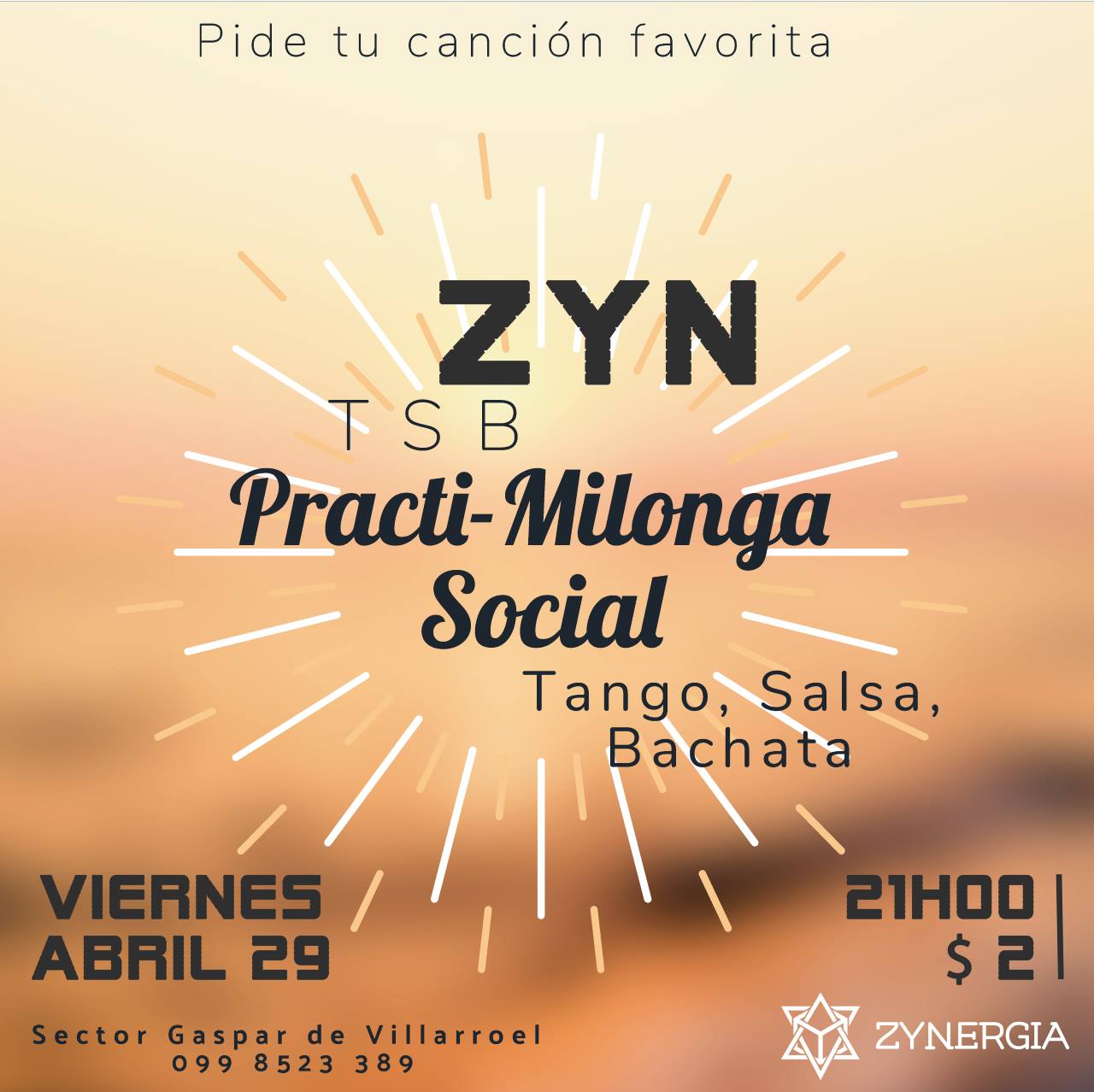 Practi-Milonga, Social Tango, Salsa y Bachata