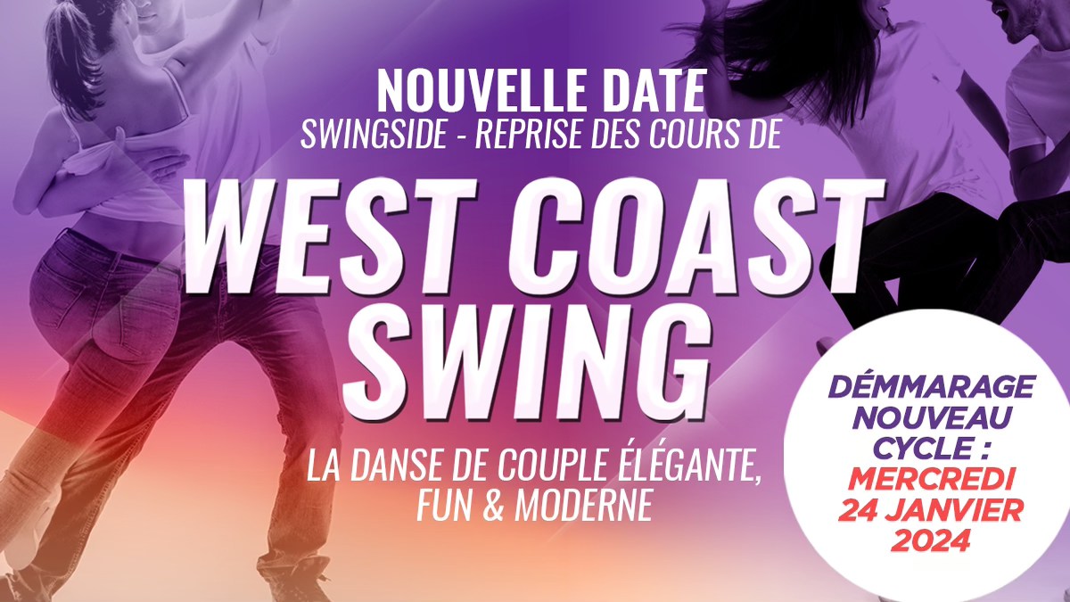 Swingside • Reprise des cours • Nouveau cycle WCS 2024