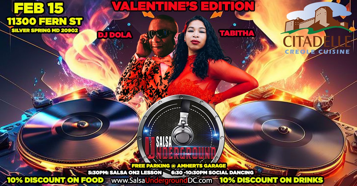 πΆπ Salsa Underground DC: Valentine's Edition