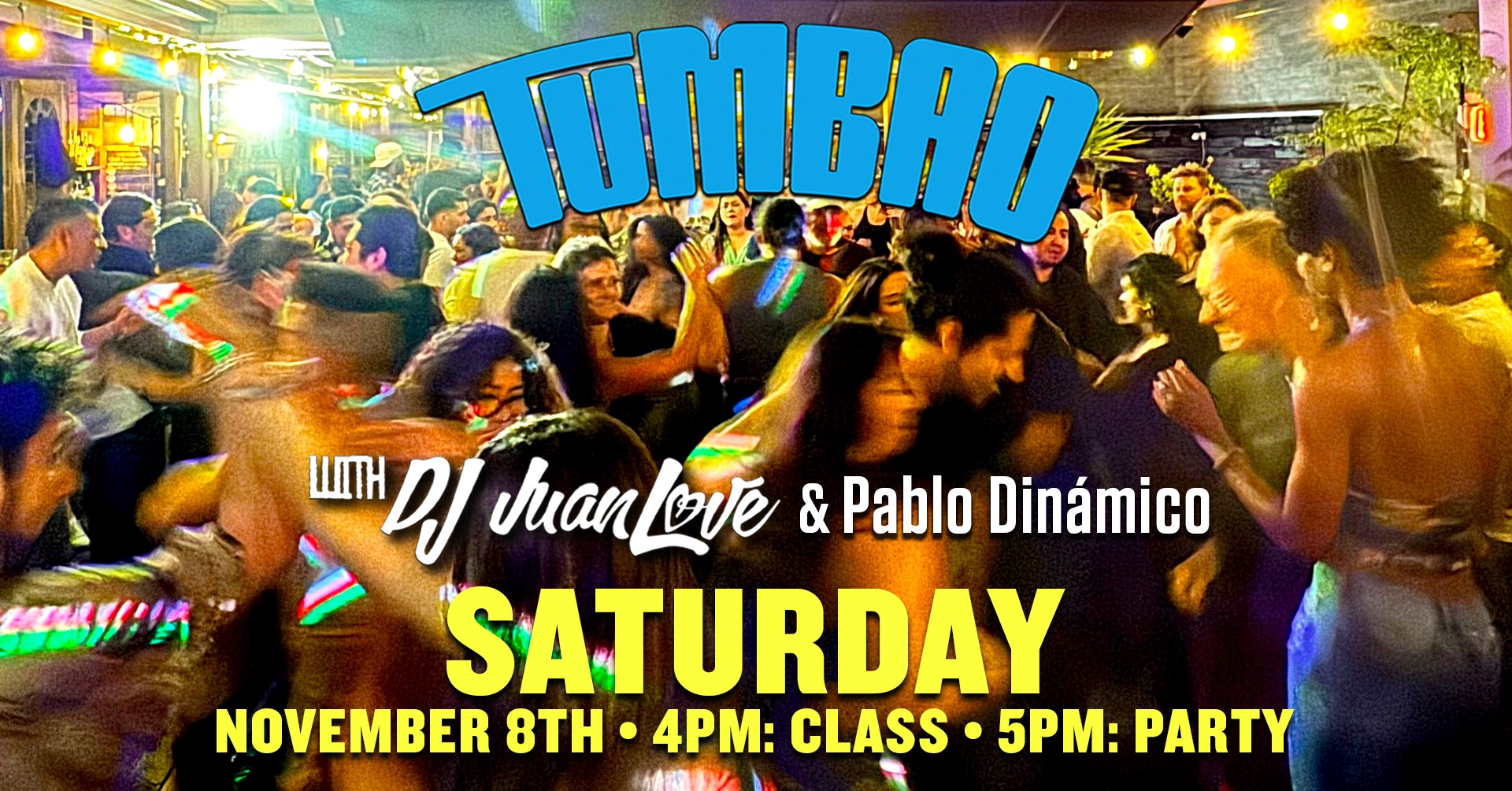 TUMBAO with DJ JuanLove & Pablo Dinámico at Mad Oak RoofTop Bar