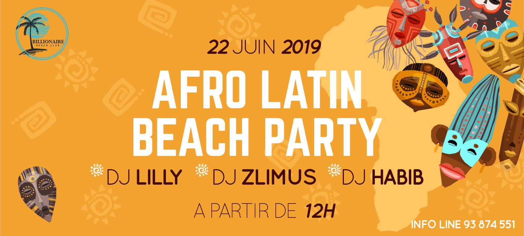 Billionaire Beach Club Afro Latin Party