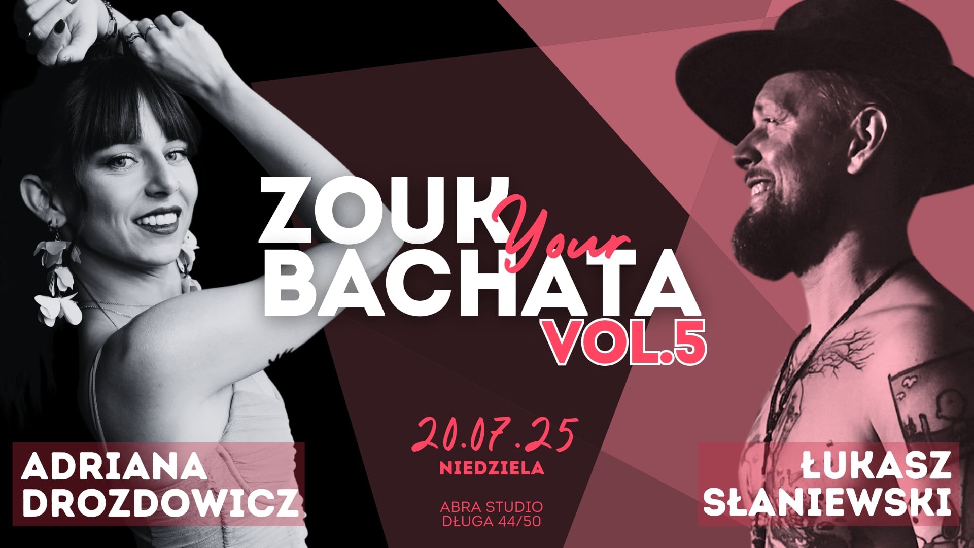 ZOUK your BACHATA vol.5 workshop Warsaw Luke "Słoń" & Adriana