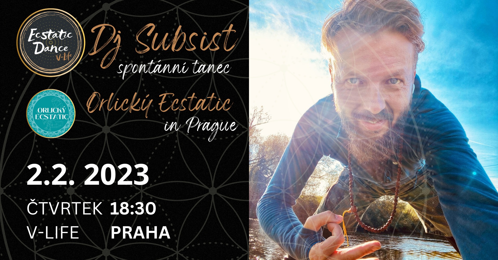DJ PETR SUBSIST Ecstatic Dance 2.2. V-Life Praha