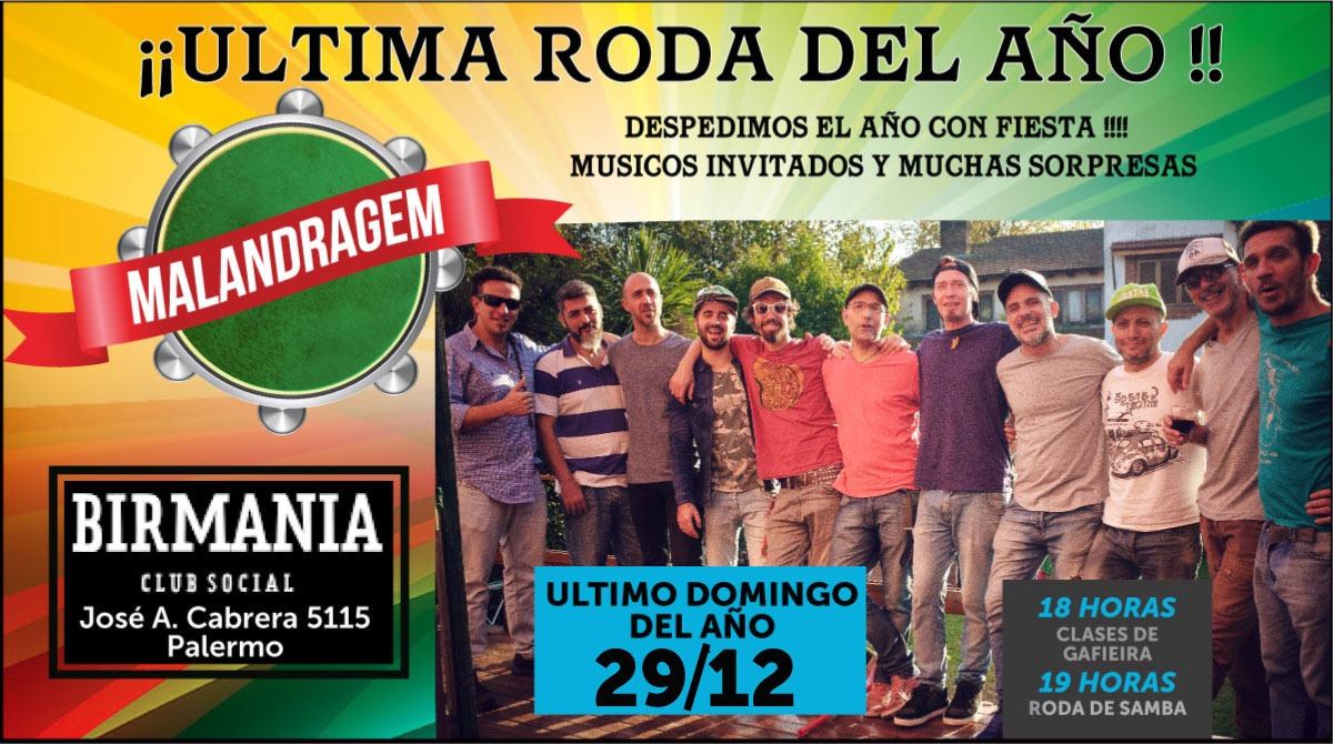 DOM 29 12: Última Roda del Año y de la Década!