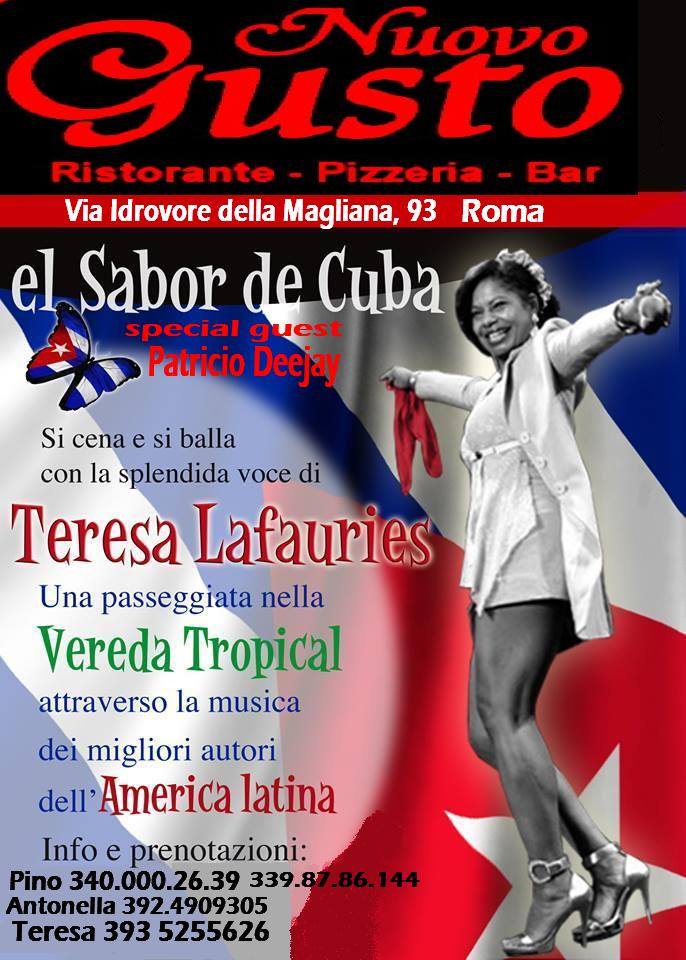 Venerdi 31 serata cubana con cena y musica dal vivo al Nuovo Gusto