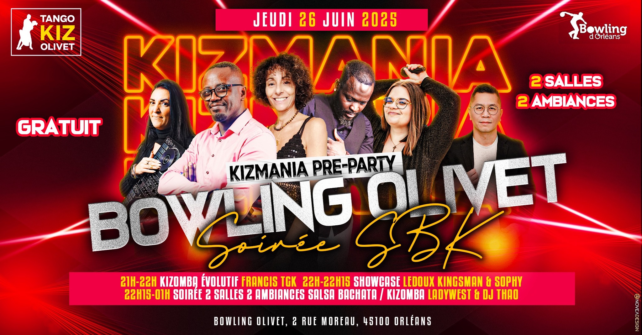 Soirée Salsa Bachata Kizomba PRÉ PARTY Kizmania