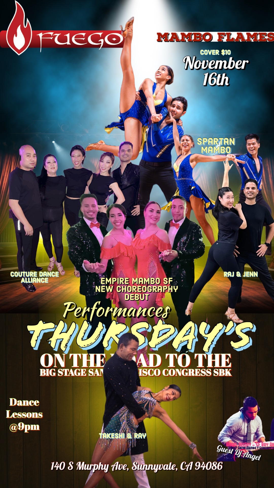 Salsa & Bachata Social + Empire Mambo SF Debut Performance
