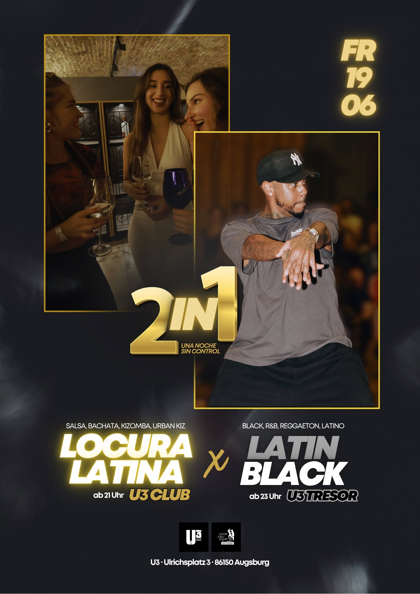 Locura Latina X Latin Black - 2 Floors. 1 Night. No Control.