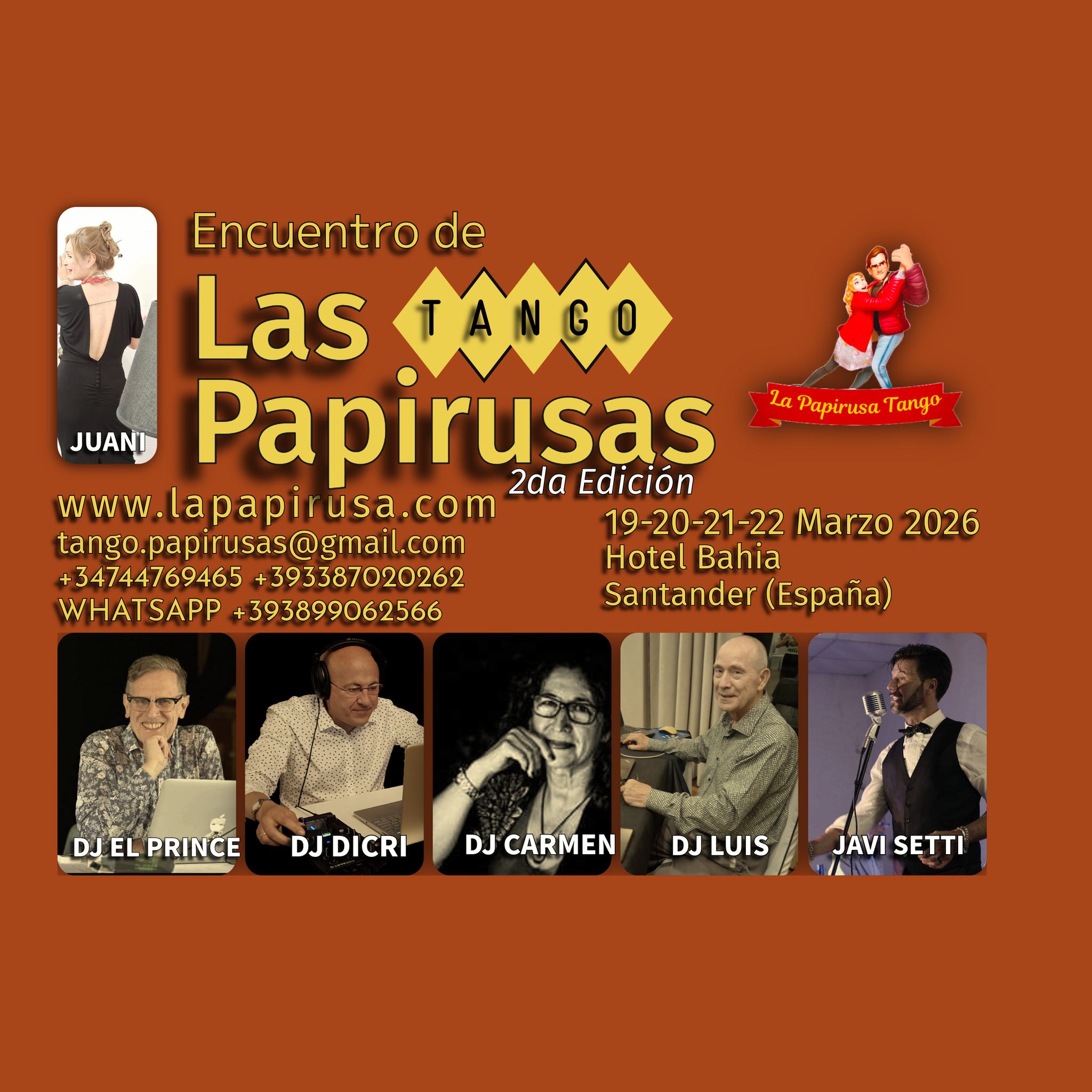 Encuentro de Tango Las Papirusas 2da Edición