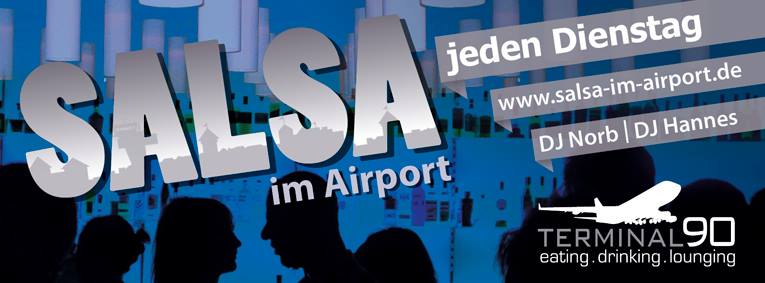 Salsa im Airport mit DJ Norb